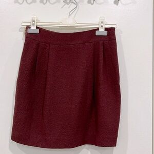 Mackage burgundy skirt
